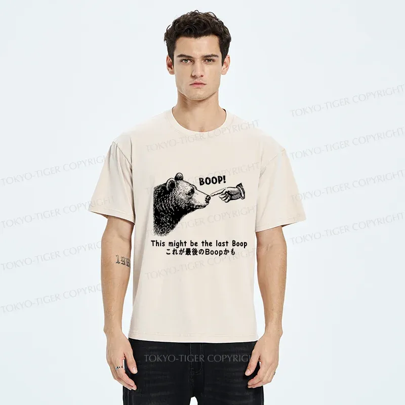 Tokyo-Tiger The Last Boop Washed T-Shirt