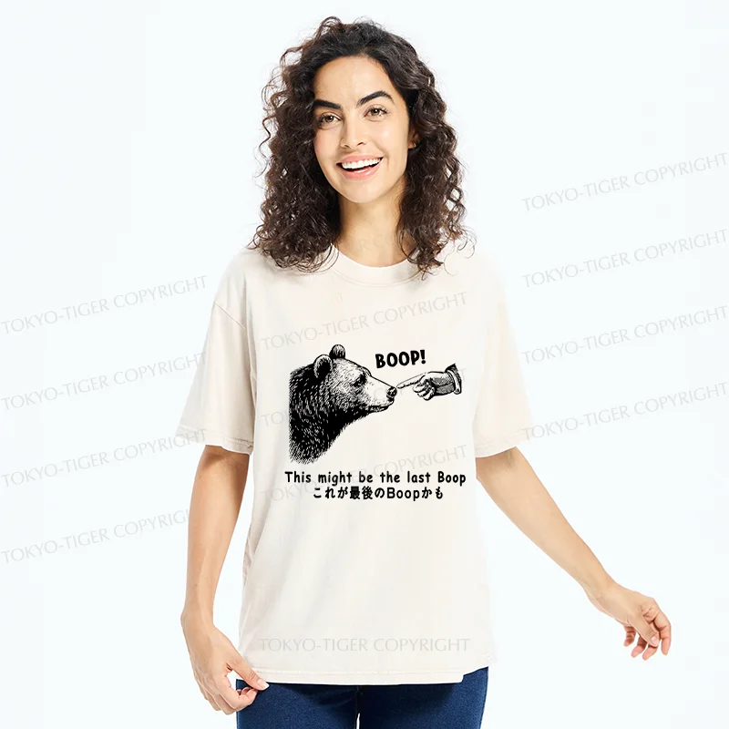 Tokyo-Tiger The Last Boop Washed T-Shirt