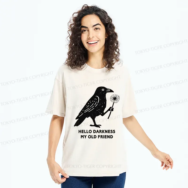 Tokyo-Tiger My Old Friend The Crow Washed T-Shirt