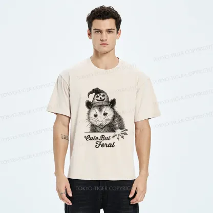 Tokyo-Tiger Halloween Possum Washed T-Shirt