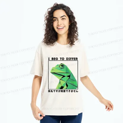 Tokyo-Tiger Funny Frog Meme Washed T-Shirt