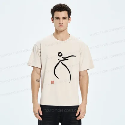 Tokyo-Tiger Zen Tai Chi Washed T-Shirt