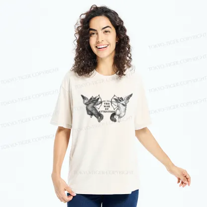 Tokyo-Tiger The War Of Attention Washed T-Shirt