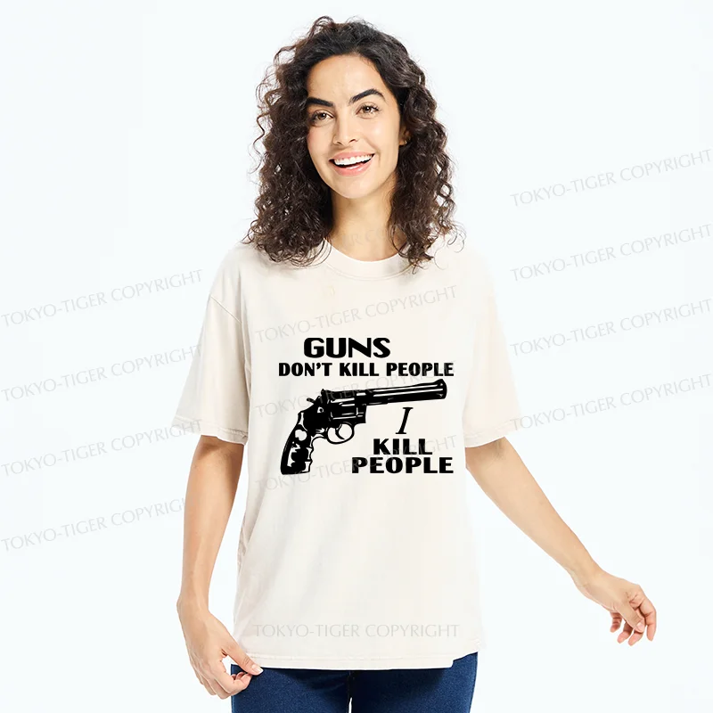 Tokyo-Tiger Weapons Are Not Original Sin Washed T-Shirt