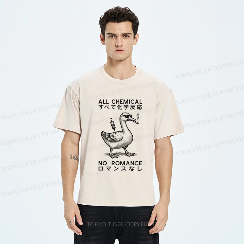 Tokyo-Tiger Silly Goose：All Chemical No Romance Washed T-Shirt