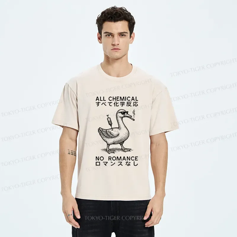 Tokyo-Tiger Silly Goose：All Chemical No Romance Washed T-Shirt