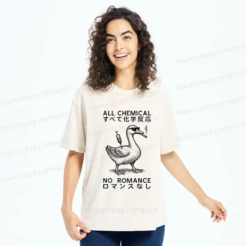 Tokyo-Tiger Silly Goose：All Chemical No Romance Washed T-Shirt