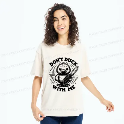 Tokyo-Tiger Scary Duck Washed T-Shirt