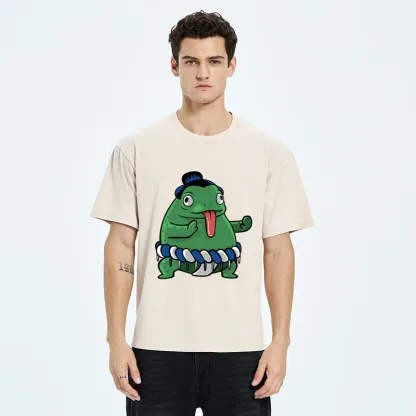 Tokyo-Tiger Sumo Frog Washed T-Shirt