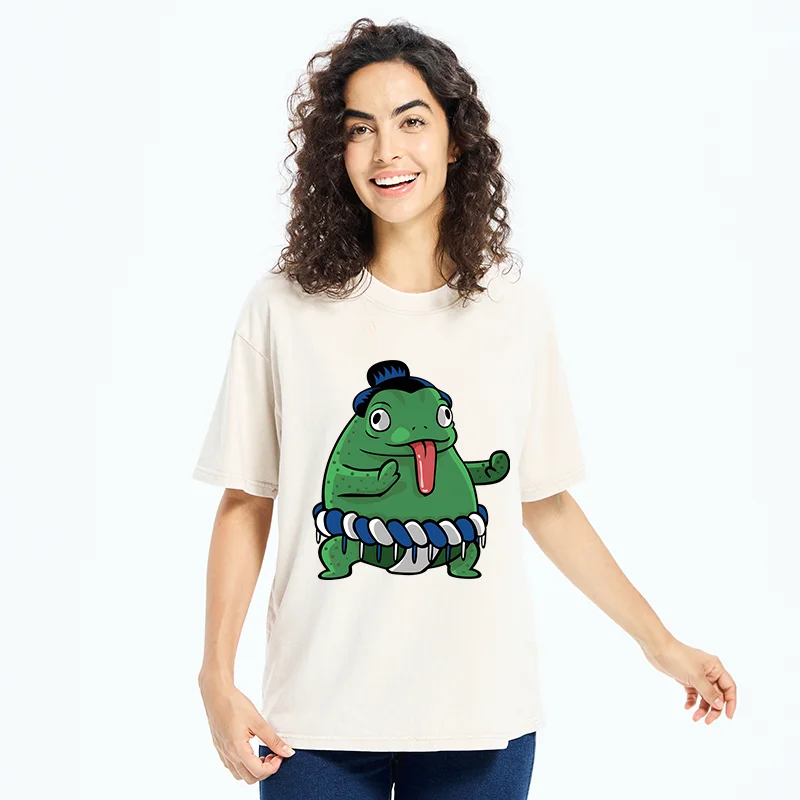 Tokyo-Tiger Sumo Frog Washed T-Shirt