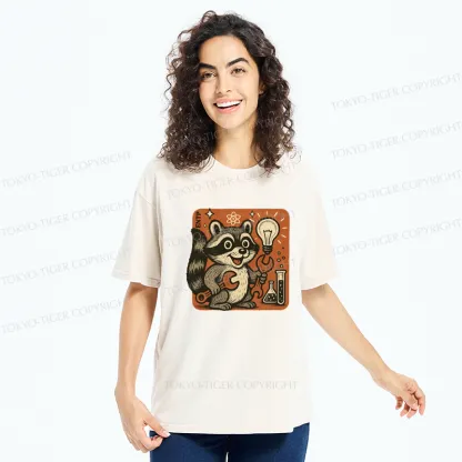 Tokyo-Tiger ENTP Raccoon Washed T-Shirt