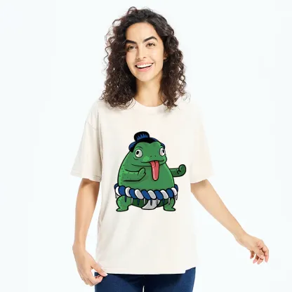 Tokyo-Tiger Sumo Frog Washed T-Shirt