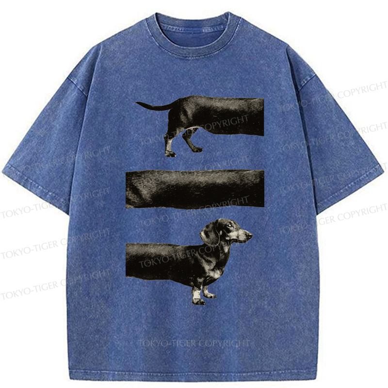 Tokyo-Tiger A Dog With No End In Sight Washed T-Shirt