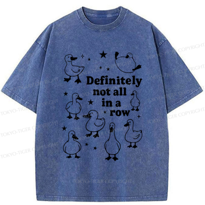 Tokyo-Tiger Various Kinds Of Geese Washed T-Shirt