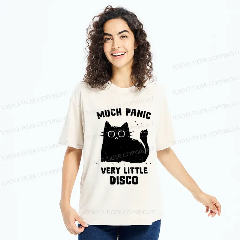 Tokyo-Tiger More Disco Funny Washed T-Shirt