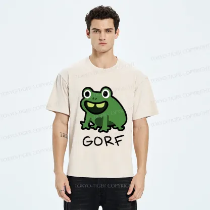 Tokyo-Tiger GORF Funny Washed T-Shirt