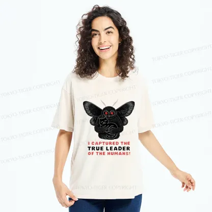 Tokyo-Tiger Mothman Catches Cat Washed T-Shirt
