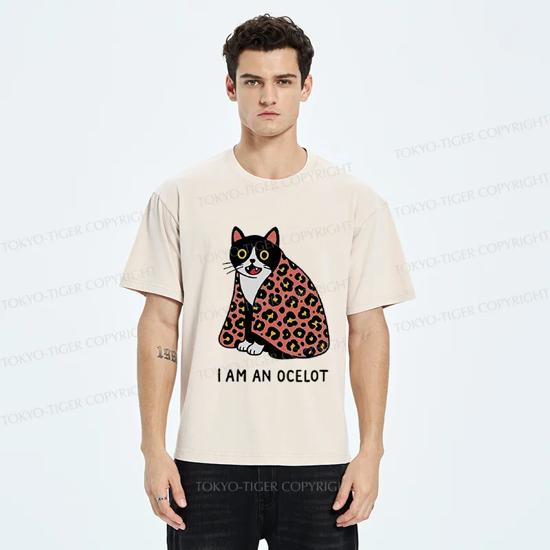 Tokyo-Tiger Ocelot Washed T-Shirt