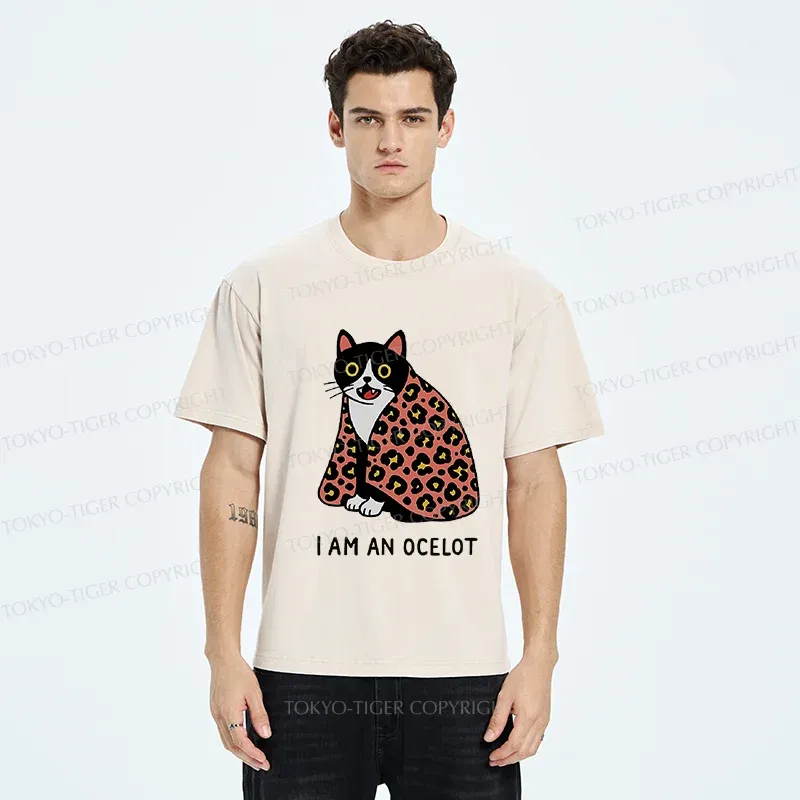 Tokyo-Tiger Ocelot Washed T-Shirt