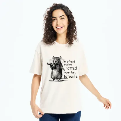 Tokyo-Tiger Funny Mouse：I’m Afraid You’ve Ratted Your Last Tatouille Washed T-Shirt