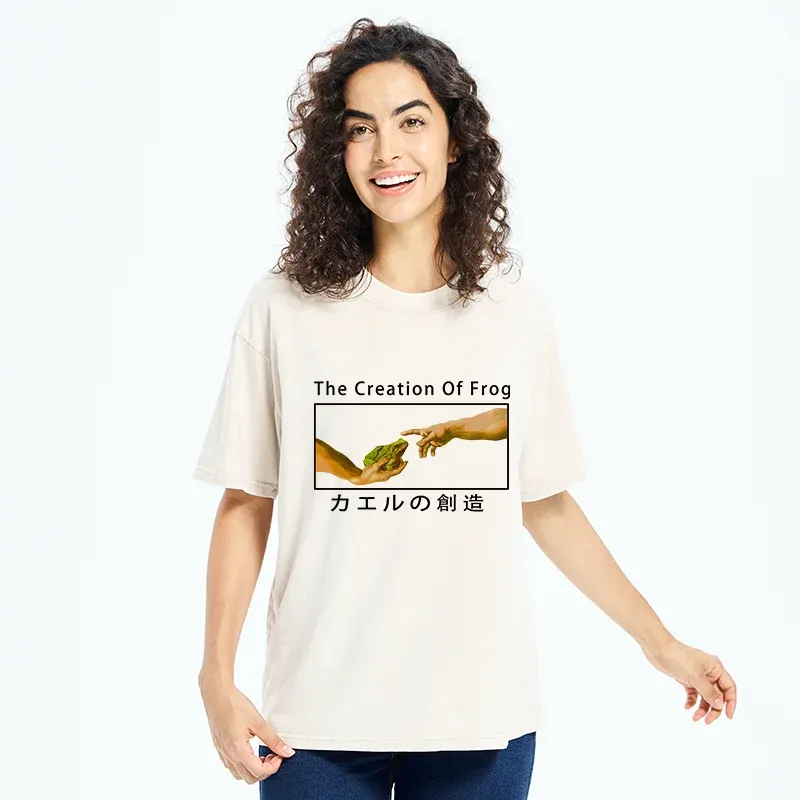 Tokyo-Tiger Creation Of Frog Washed T-Shirt