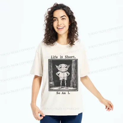 Tokyo-Tiger Short Life Of A Goblin Washed T-Shirt