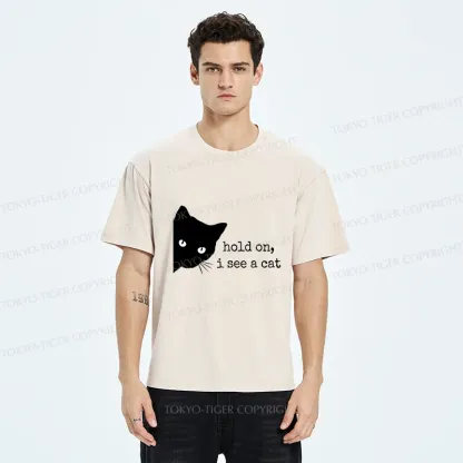 Tokyo-Tiger I Am Attracted To Cats Washed T-Shirt