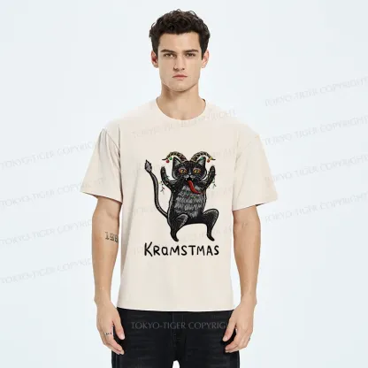 Tokyo-Tiger Kramstmas Japanese Washed T-Shirt