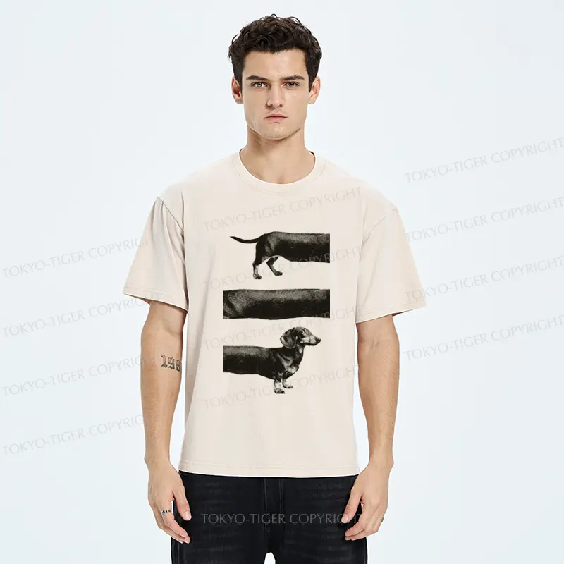Tokyo-Tiger A Dog With No End In Sight Washed T-Shirt