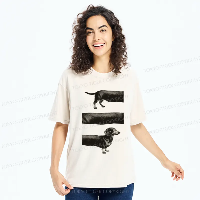 Tokyo-Tiger A Dog With No End In Sight Washed T-Shirt