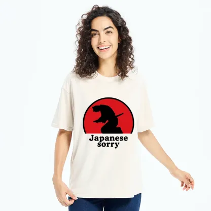 Tokyo-Tiger Japanese Sorry Washed T-Shirt