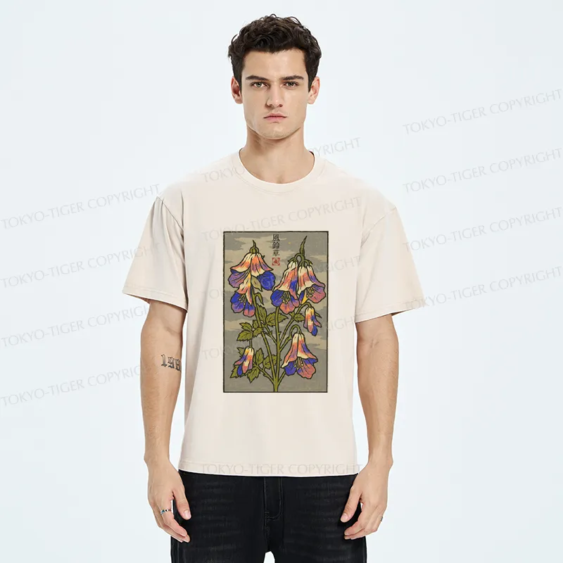 Tokyo-Tiger Lily of the Valley Washed T-Shirt