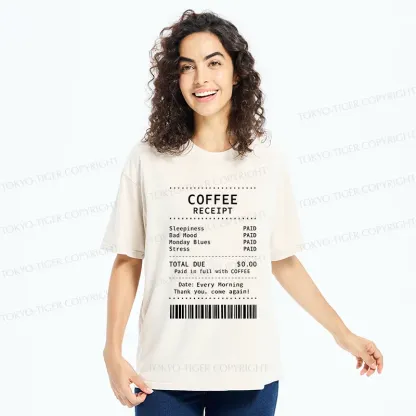 Tokyo-Tiger Coffee Bill Washed T-Shirt