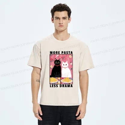 Tokyo-Tiger Love And Spaghetti Washed T-Shirt