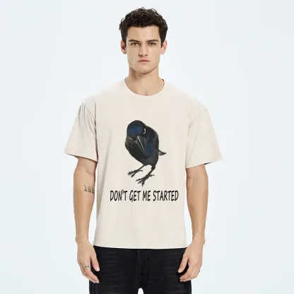 Tokyo-Tiger Angry Crow Meme Washed T-Shirt