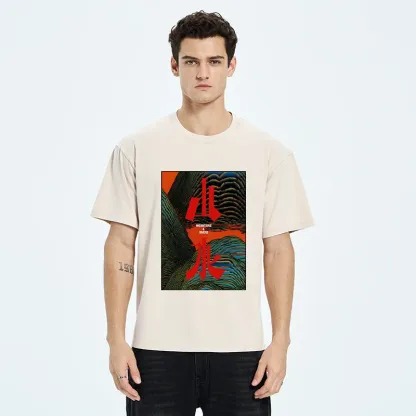 Tokyo-Tiger Mountains And Rivers Washed T-Shirt