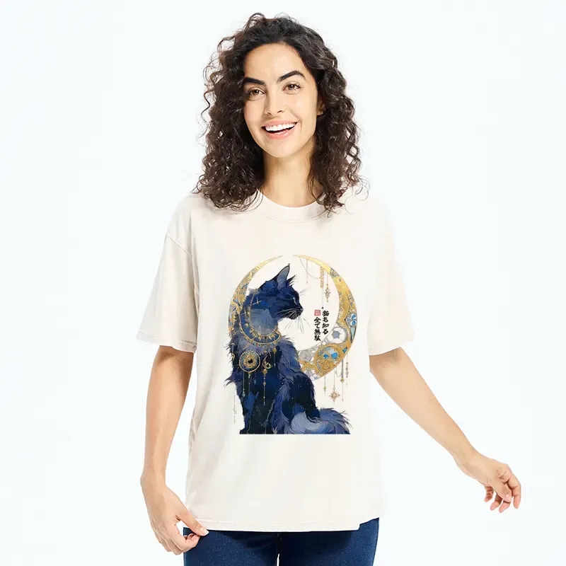 Tokyo-Tiger Nothing Matters, The Cat Knows It Too Washed T-Shirt