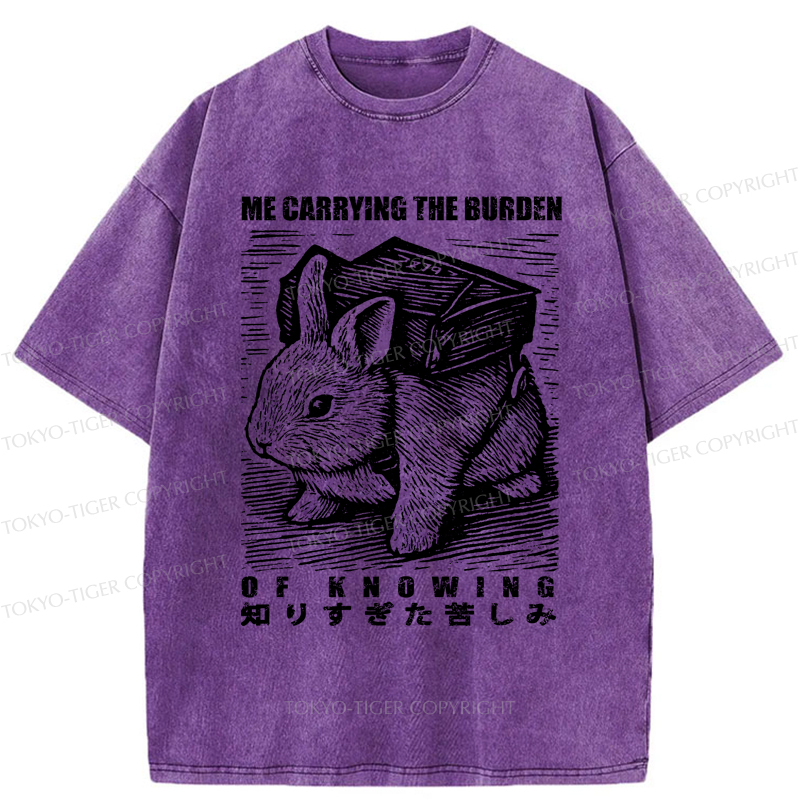 Tokyo-Tiger Rabbit Carries Too Much Washed T-Shirt