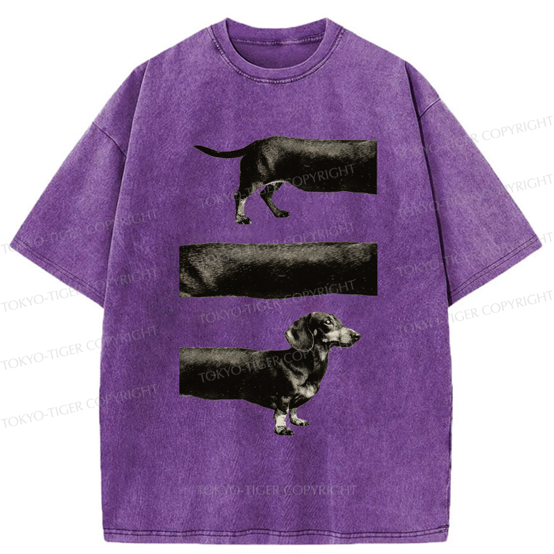 Tokyo-Tiger A Dog With No End In Sight Washed T-Shirt