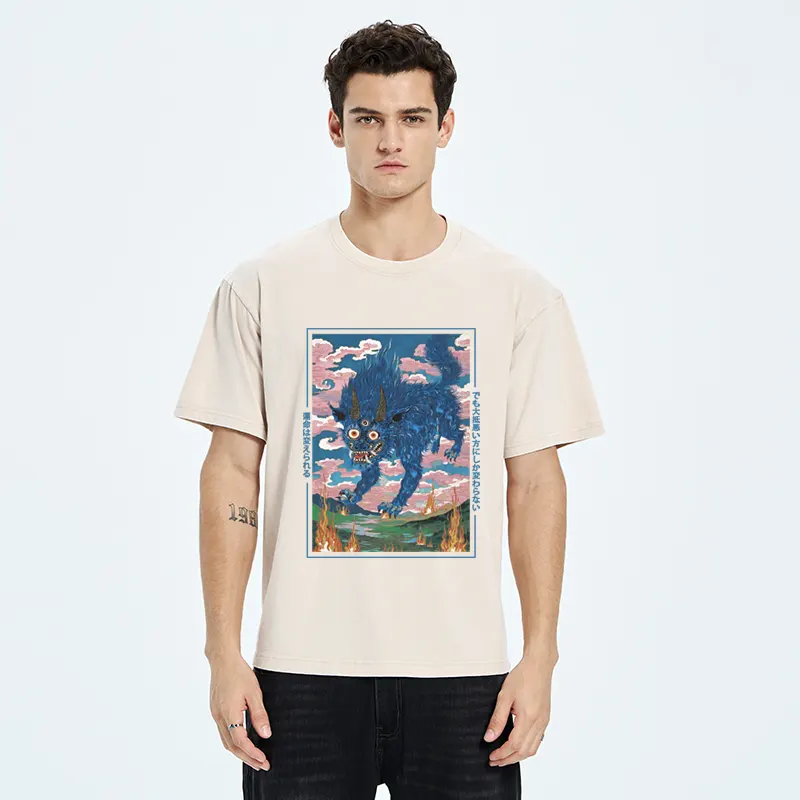 Tokyo-Tiger The Beast Of Twisted Fate Washed T-Shirt
