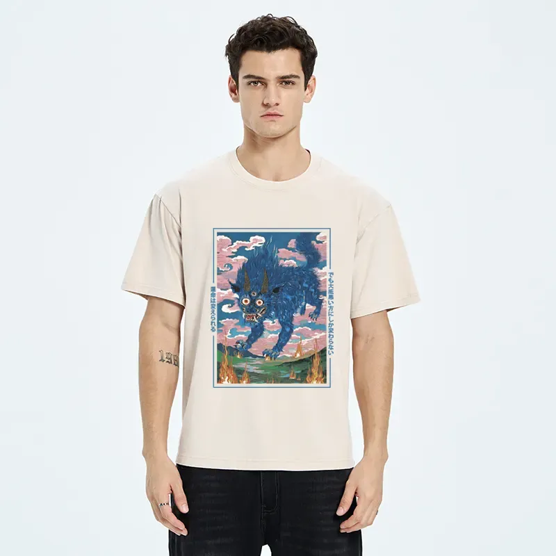 Tokyo-Tiger The Beast Of Twisted Fate Washed T-Shirt