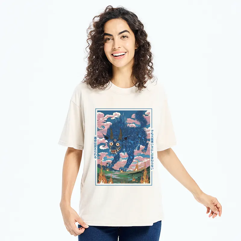 Tokyo-Tiger The Beast Of Twisted Fate Washed T-Shirt