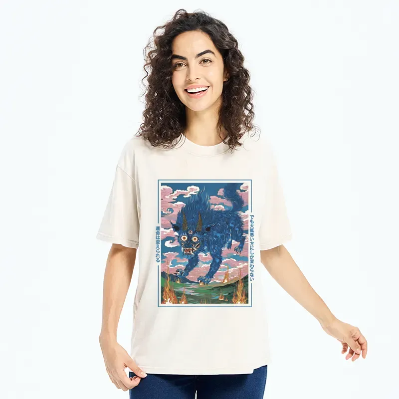 Tokyo-Tiger The Beast Of Twisted Fate Washed T-Shirt