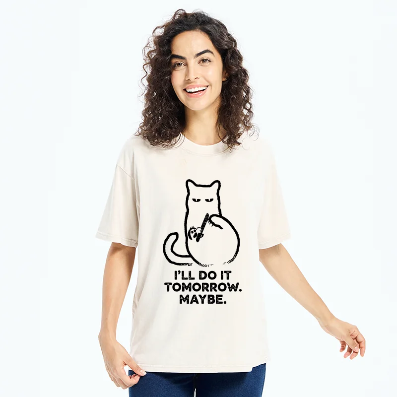 Tokyo-Tiger Do It Tomorrow Washed T-Shirt