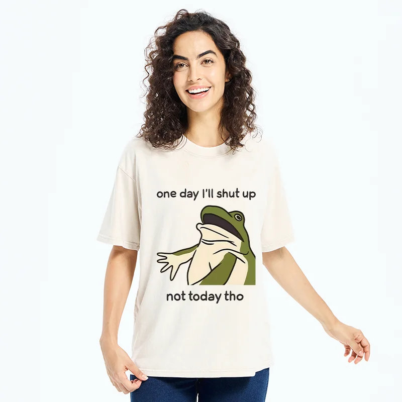 Tokyo-Tiger I Must Ramble On Today Washed T-Shirt