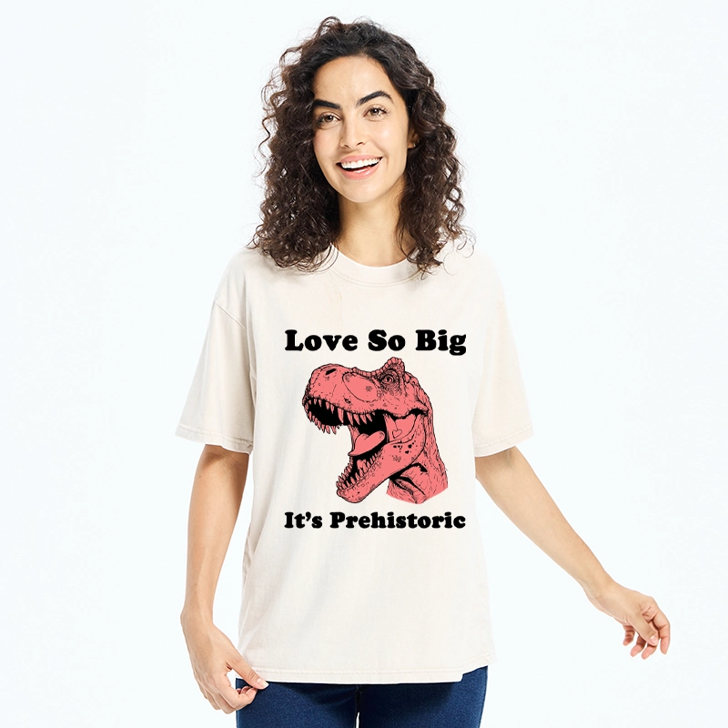 Tokyo-Tiger Prehistoric Love Washed T-Shirt