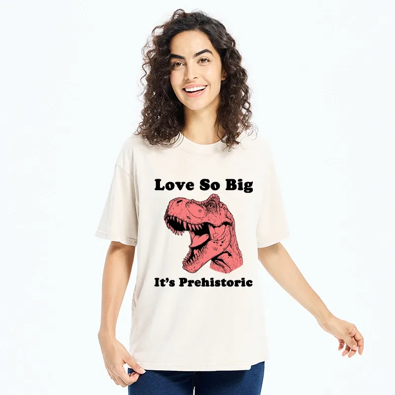 Tokyo-Tiger Prehistoric Love Washed T-Shirt