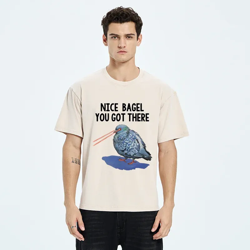 Tokyo-Tiger Laser Pigeon Washed T-Shirt