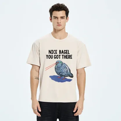 Tokyo-Tiger Laser Pigeon Washed T-Shirt