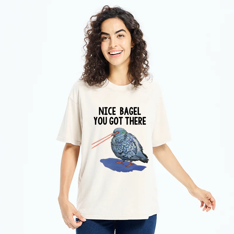 Tokyo-Tiger Laser Pigeon Washed T-Shirt